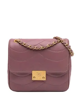 CHANEL Pre-Owned: Розовая сумка через плечо 