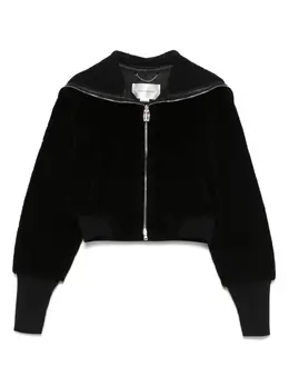 Victoria Beckham: Чёрная куртка 