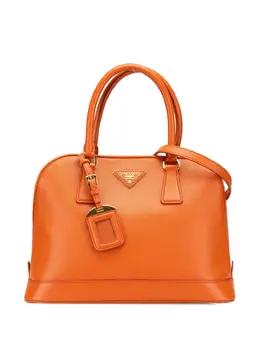 Prada Pre-Owned: Оранжевая сумка 