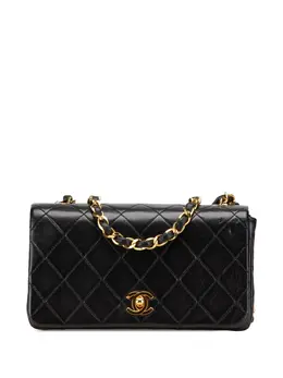 CHANEL Pre-Owned: Чёрная сумка через плечо 