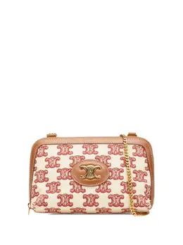 Céline Pre-Owned: Коричневый клатч 