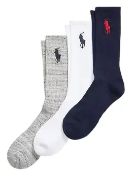 Polo Ralph Lauren: Белые носки 