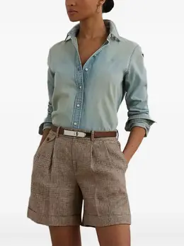 Lauren Ralph Lauren: Джинсовая рубашка 