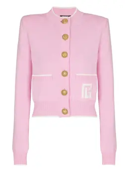 Balmain: Трикотажный кардиган 