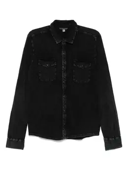 John Varvatos: Хлопковая рубашка 