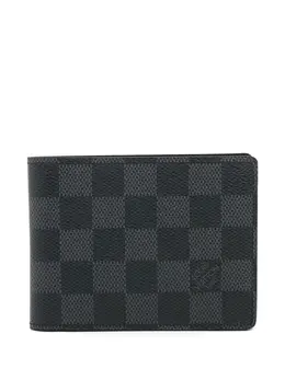 Louis Vuitton Pre-Owned: Чёрный кошелёк 