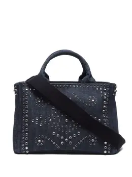 Prada Pre-Owned: Голубая сумка-шоппер 
