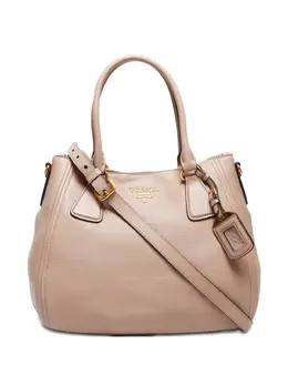 Prada Pre-Owned: Бежевая сумка 