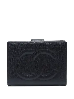 CHANEL Pre-Owned: Чёрный кошелёк 
