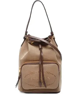 Prada Pre-Owned: Коричневая сумка 