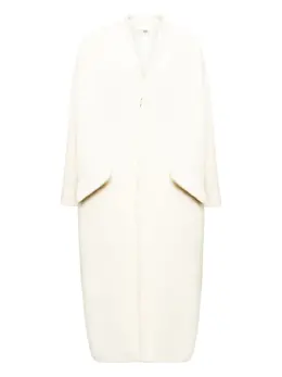 MM6 Maison Margiela: Белое пальто 