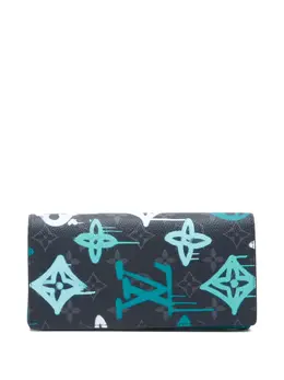 Louis Vuitton Pre-Owned: Чёрный кошелёк 