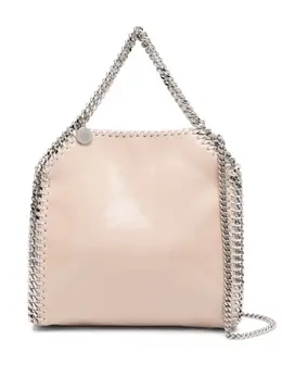 Stella McCartney: Бежевая сумка-шоппер  Falabella