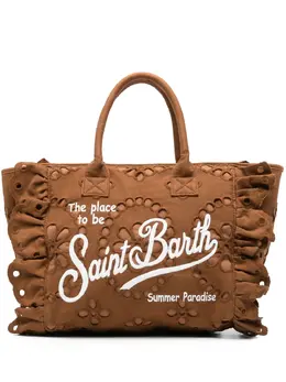 MC2 Saint Barth: Коричневая сумка-шоппер 
