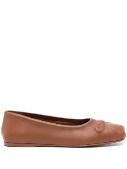 Marni: Коричневые балетки 
