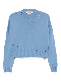 Marni: Светлый свитер 
