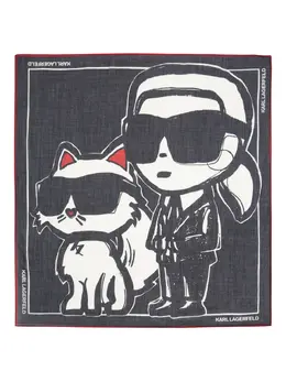 Karl Lagerfeld: Чёрный шарф 