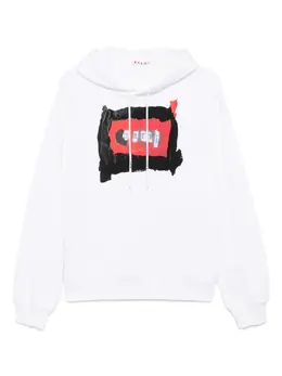 Marni: Белая толстовка 
