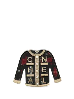 CHANEL Pre-Owned: Твидовый кардиган 