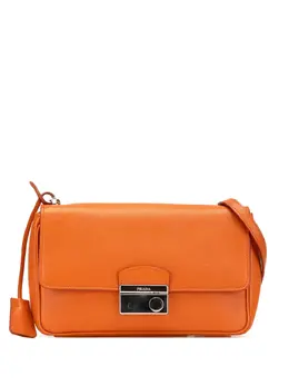 Prada Pre-Owned: Оранжевая сумка через плечо 