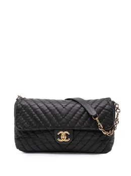 CHANEL Pre-Owned: Чёрная сумка 