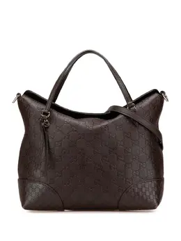 Gucci Pre-Owned: Коричневая сумка-шоппер 