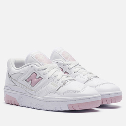 New Balance: Белые кроссовки 