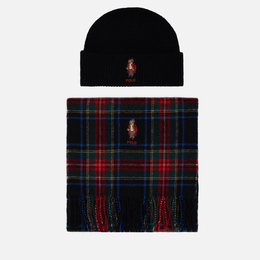 Polo Ralph Lauren: Чёрная шапка 