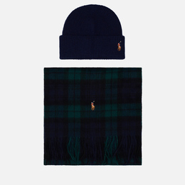 Polo Ralph Lauren: Синяя шапка 
