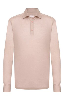 Kiton: Бежевое поло 