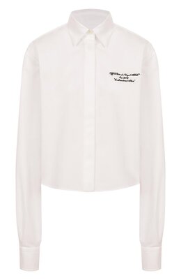 Off-White: Хлопковая рубашка 