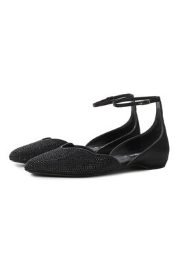 Giorgio Armani: Чёрные балетки 