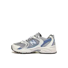 New Balance: Голубые кеды  530