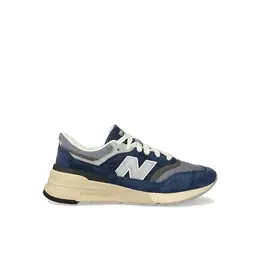 New Balance: Голубые кеды 
