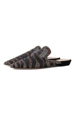 Gianvito Rossi: Чёрные сабо 
