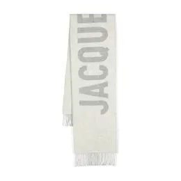 Jacquemus: Серый шарф 
