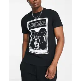 PUMA: Чёрная футболка 