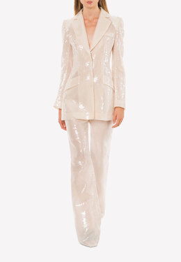 ALBERTA FERRETTI: Бежевый костюм 