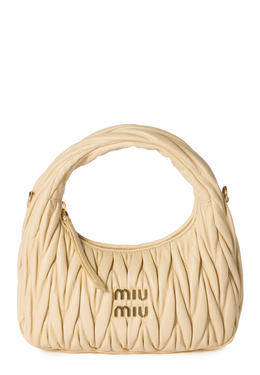 MIU MIU: Бежевая сумка 