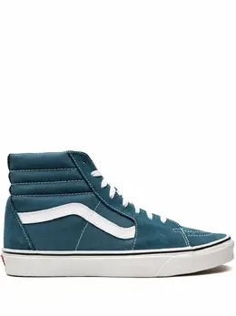 Vans: Голубые кроссовки  Sk8-Hi