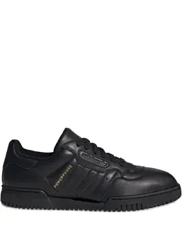 adidas: Чёрные кроссовки  Powerphase