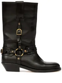 ISABEL MARANT: Чёрные ботинки 