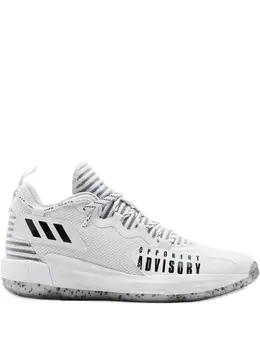 adidas: Белые кроссовки  Dame 7