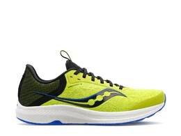 Saucony: Жёлтые кроссовки 