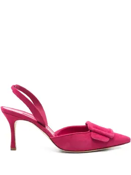 Manolo Blahnik: Розовые сандалии  Maysale