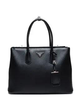 Prada Pre-Owned: Чёрная сумка-шоппер 