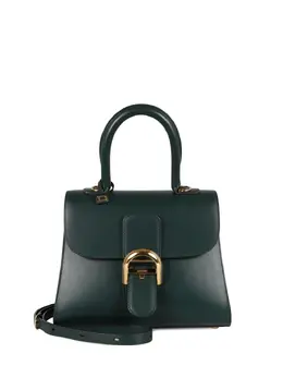 Delvaux: Зелёная сумка-шоппер 