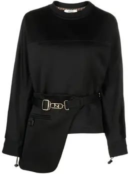 FENDI: Чёрный свитшот 