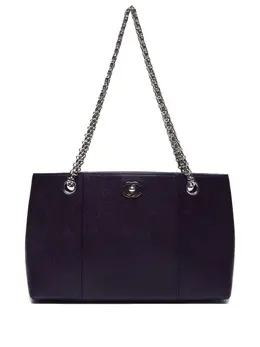 CHANEL Pre-Owned: Тёмная сумка 