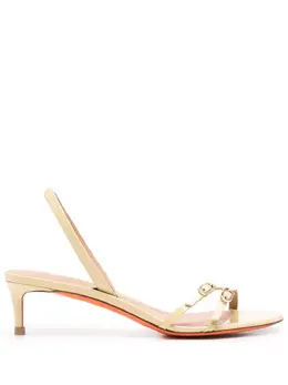 Santoni: Светлые сандалии 